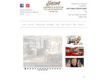 Tablet Screenshot of encorecabinetsdesign.com
